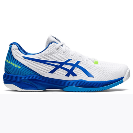 Asics Solution Speed Ff 2 Tennis Shoes (White/Tuna Blue)