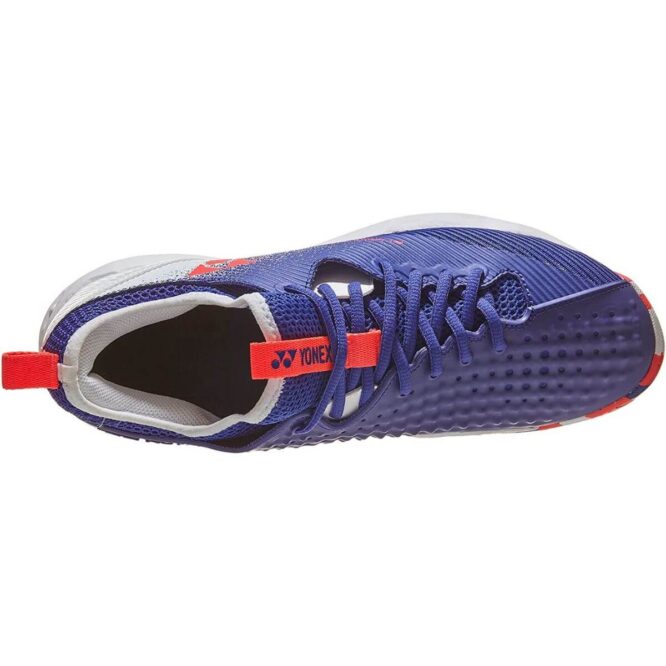 Yonex Power Cushion Fusionrev 4 Tennis Shoes (White/Royal Blue) p2