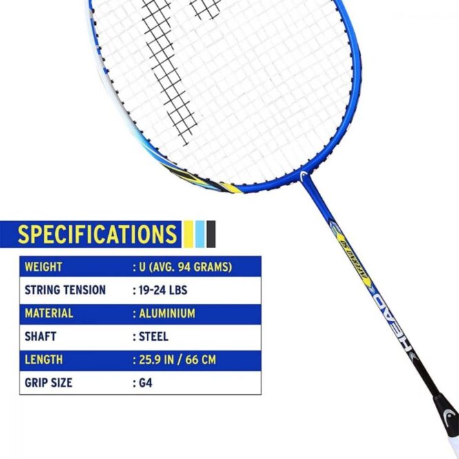 Head Inferno 50 Badminton Racquet (Strung) (1)