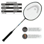 Head Octane Tour Badminton Racquet (Strung) (4) (1)