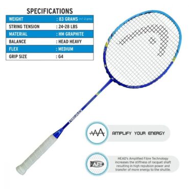 Head Xenon 3.0 Badminton Racquet (Strung) (3)