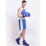 Xpeed XP713 Boxing Shorts & Vest Knitted (Blue) p3