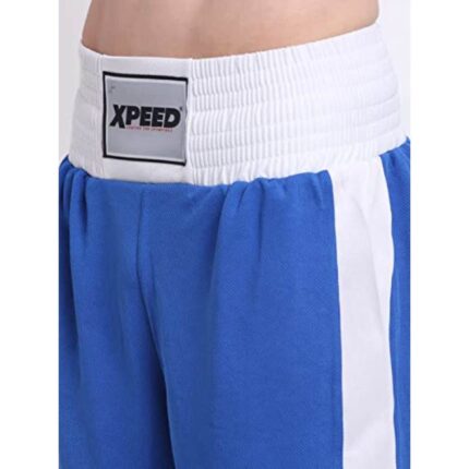 Xpeed XP713 Boxing Shorts & Vest Knitted (Blue) p1