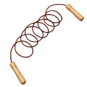 Xpeed XP808 Leather Skipping Rope With Wooden Handles p1