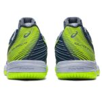 Asics Asics Solution Speed Ff 2 Tennis Shoes (STEEL BLUE/HAZARD GREEN) P2