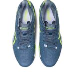 Asics Asics Solution Speed Ff 2 Tennis Shoes (STEEL BLUE/HAZARD GREEN) P4
