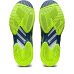 Asics Asics Solution Speed Ff 2 Tennis Shoes (STEEL BLUE/HAZARD GREEN) P3