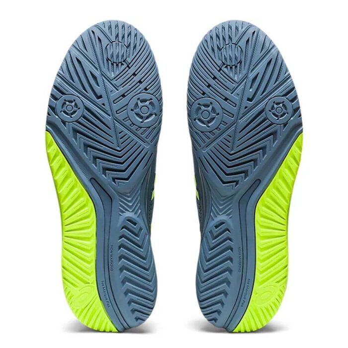 Asics Gel-Resolution 9 Tennis Shoes (Steel Blue/Hazard Green) P5