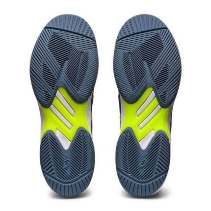 Asics Solution Swift FF Tennis Shoes (Steel Blue/Hazard Green) P1
