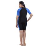 Rovars Girls's Poly Spandex Multipurpose Wear for Swimming ( Royal Blue) (3)
