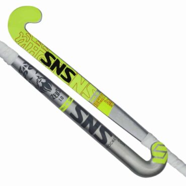 SNS Zeus 1.0 Composite Hockey Stick (Silver/Yellow) P1