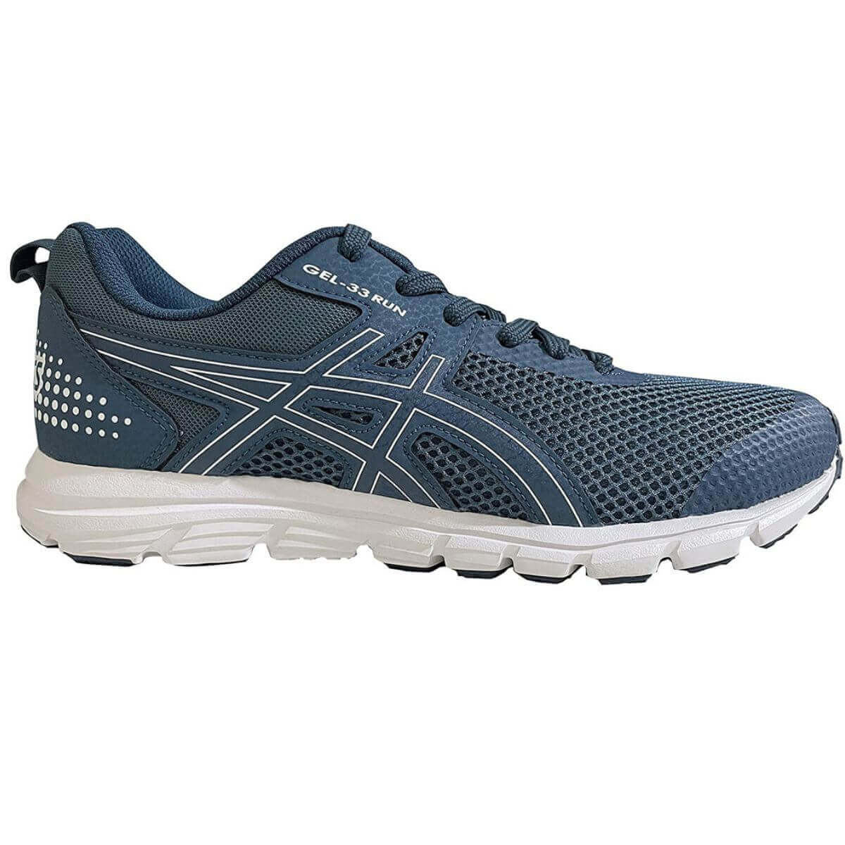 Asics GEL-33 Run Running Shoes (Magnetic Blue/White) – Sports Wing ...