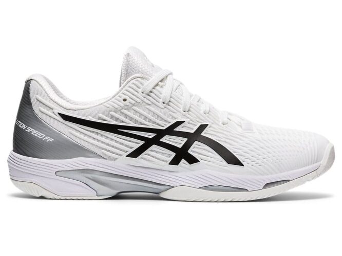 Asics Solution Speed Ff 2 Tennis Shoes (WHITE/BLACK)