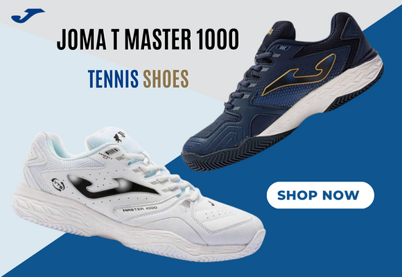 Joma Tennis shoes banner