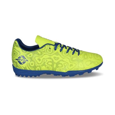 Nivia Carbonite 5.0 Turf Football Shoes (Sulfhur Green) (3)