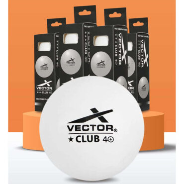 Vector X Club 1 Star Premium ABS Plastic Table Tennis Ball