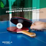 Vector X Club 1 Star Premium ABS Plastic Table Tennis Ball P3
