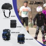 JONEX Protective Skating Guard Kit (Blue-Black, Small) (1)