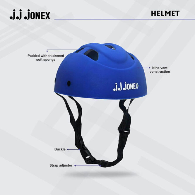JONEX Protective Skating Guard Kit (Blue-Medium) (4)