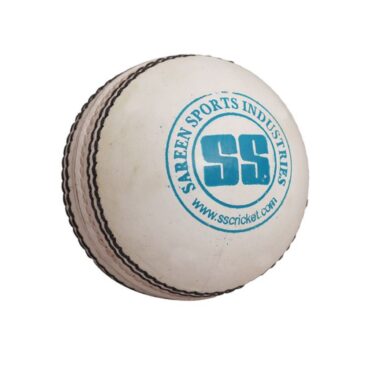 SS County Cricket Balls (Alum Tanned)-Pack Of 12 (White ) (1)
