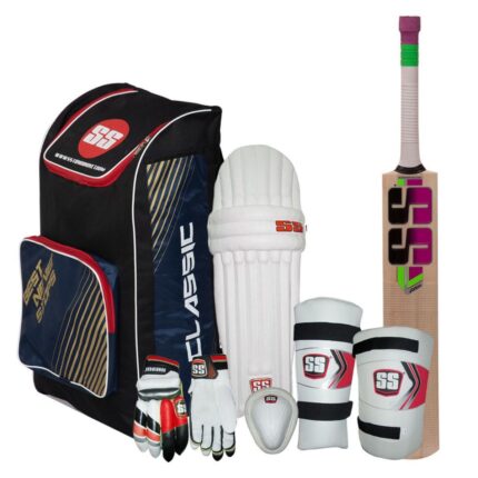 SS Kashmir Willow Full Cricket Kit -Men's