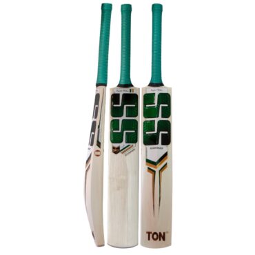 SS SKY Stunner English Willow Cricket Bat - Sh (Green) (2)