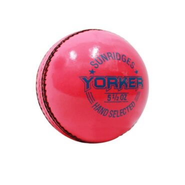 SS Yorker Cricket Ball -Pack Of 12 (Pink ) (1)