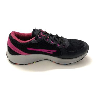 Sega Rose Women's Multipurpose Jogging Shoes (Black) (1)