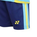 Yonex 1593 Round Neck T-Shirt and Short set for Junior (Blue Atoll) (1)
