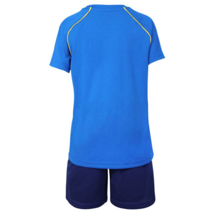 Yonex 1594 Round Neck T-Shirt and Short set for Junior (Princess Blue) (4)