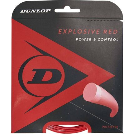 Dunlop Explosive Red Tennis String Set (12M)