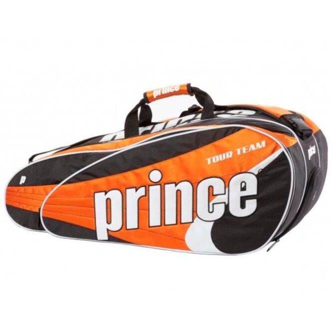 Prince Tour Team 12 Pack Tennis Kitbag (Orange/Black)