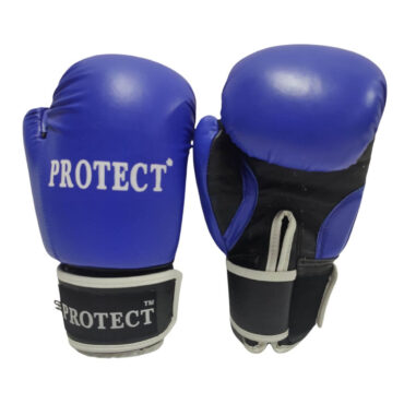 Protect Trend Boxing Gloves (Leather Made)-Red (1)