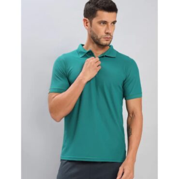 Technosport Polo Neck Half Sleeve T-ShTechnosport Polo Neck Half Sleeve T-Shirt -OR 51- Greenirt -OR 51- Green
