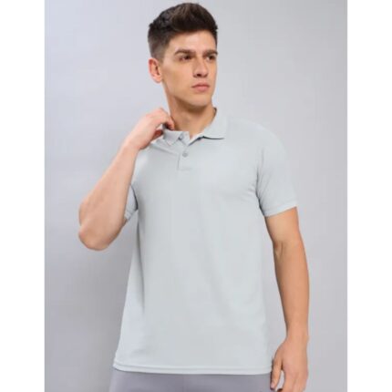Technosport Polo Neck Half Sleeve T-Shirt -OR 51- Grey