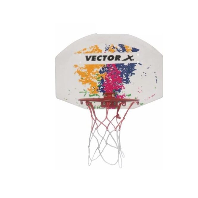 Vector X Basketball Board -Small (White-Blue-Yellow)
