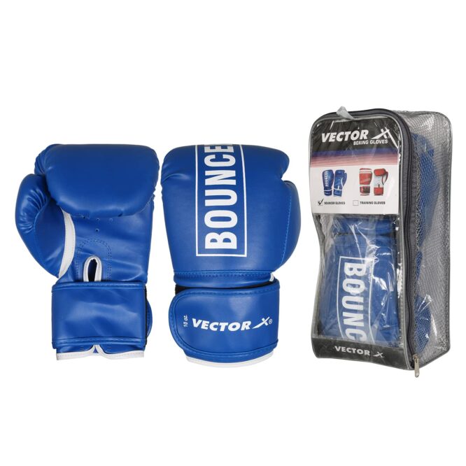 Vector X Bouncer PU Boxing Glove (Blue)