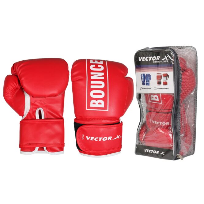 Vector X Bouncer PU Boxing Glove (RED) (1)