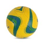 Vector X Brazil Machine Stitched Football (Size-3, Yellow-Blue-Green) (2)