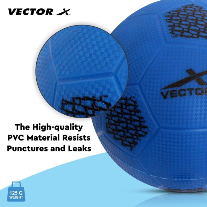 Vector X PVC Soft Kick Football (Blue, Size-5) (2)