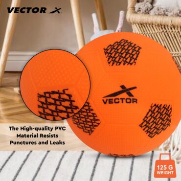 Vector X PVC Soft Kick Football (Orange) (1)