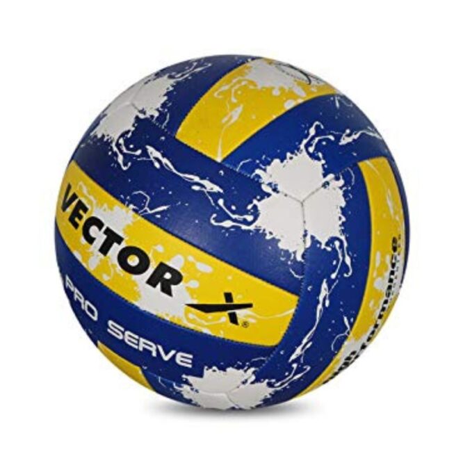 Vector X Pro Serve Machine Stitched Rubber Volleyball (Size 4) (1)