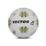 Vector X Sonic PU Hand Stitched Football (White-Yellow, Size-5) (4)