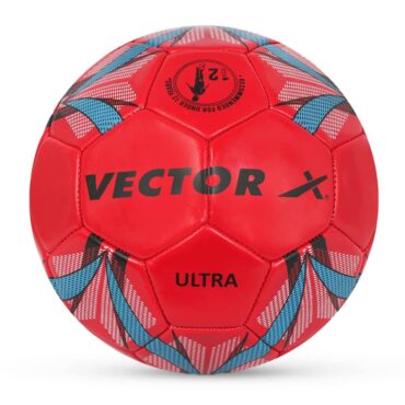Vector X Ultra PVC Machine Stitched Football (Red, Size-5) (3)