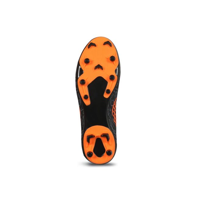 Vector-x Jaguar Football Shoes (Black-Orange) (2)