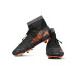Vector-x Jaguar Football Shoes (Black-Orange) (4)