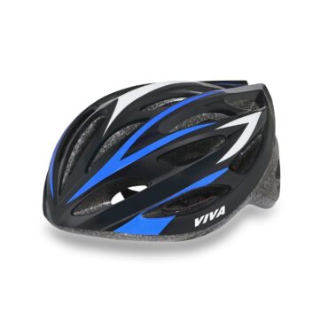 Viva AY-21-L Adjustable CyclingSkating Helmet (BLACK-BLUE) (1)