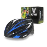 Viva AY-21-L Adjustable CyclingSkating Helmet (BLACK-BLUE) (1)