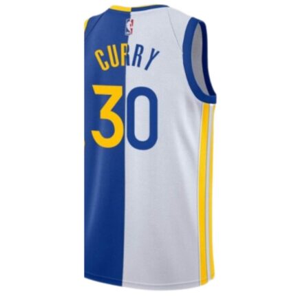 Basketball Steph Curry Jerseys (Fans Wear)-Blue/White p1