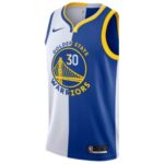 Basketball Steph Curry Jerseys (Fans Wear)-Blue/White p2